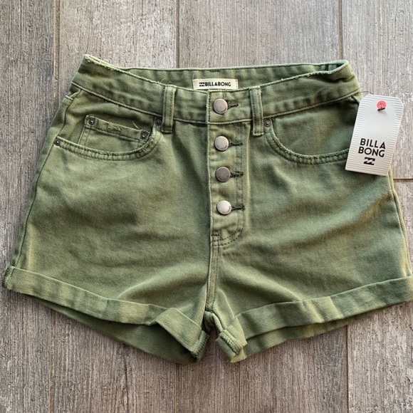 BILLABONG - BUTTON UP HIGH WAISTED SHORT - Picture 7 of 8